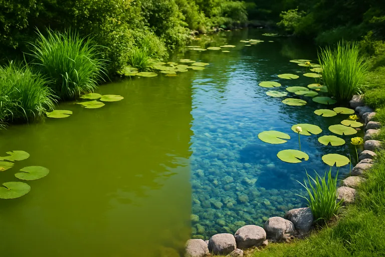 Een gezonde vijver: van groen water naar helder blauw